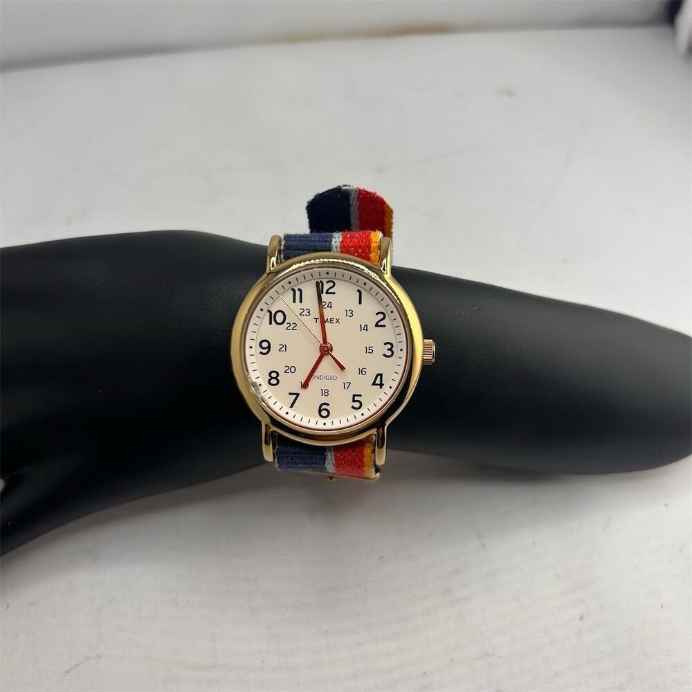 Timex Weekender Unisex Multicolor Striped Casual Watch 38mm